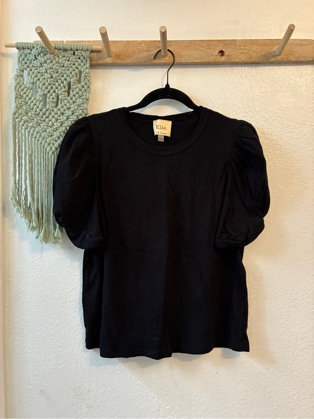 Elie Elie Tahari Puff Sleeve Top